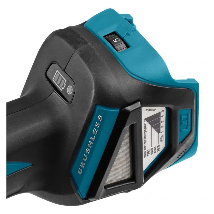 Makita DGA518ZJU 18 V Haakse Slijper 125 Mm 11 Makita DGA518ZJU 18 V Haakse Slijper 125 Mm - Afbeelding 11