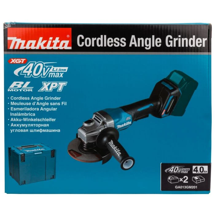 Makita GA013GM201 40 V Max Haakse Slijper 125 Mm 2 Makita GA013GM201 40 V Max Haakse Slijper 125 Mm - Afbeelding 2