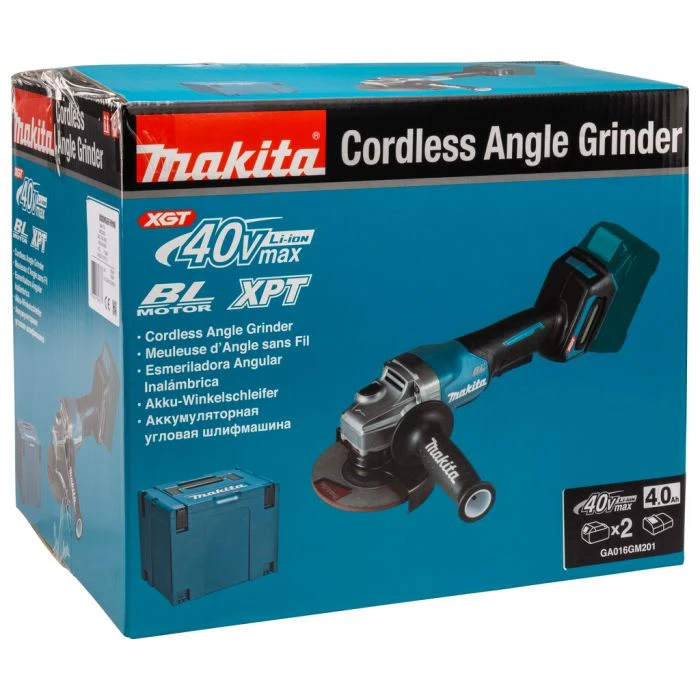 Makita GA016GM201 40 V Max Haakse Slijper 125 Mm 3 Makita GA016GM201 40 V Max Haakse Slijper 125 Mm - Afbeelding 3