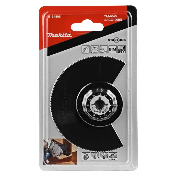 Makita B-64808 TMA046 Segmentzaagblad 100mm Hout&staal 6 Makita B-64808 TMA046 Segmentzaagblad 100mm Hout&staal - Afbeelding 6