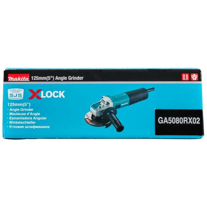 Makita GA5080RX02 230 V Haakse Slijper 125 Mm X-LOCK 12 Makita GA5080RX02 230 V Haakse Slijper 125 Mm X-LOCK - Afbeelding 12